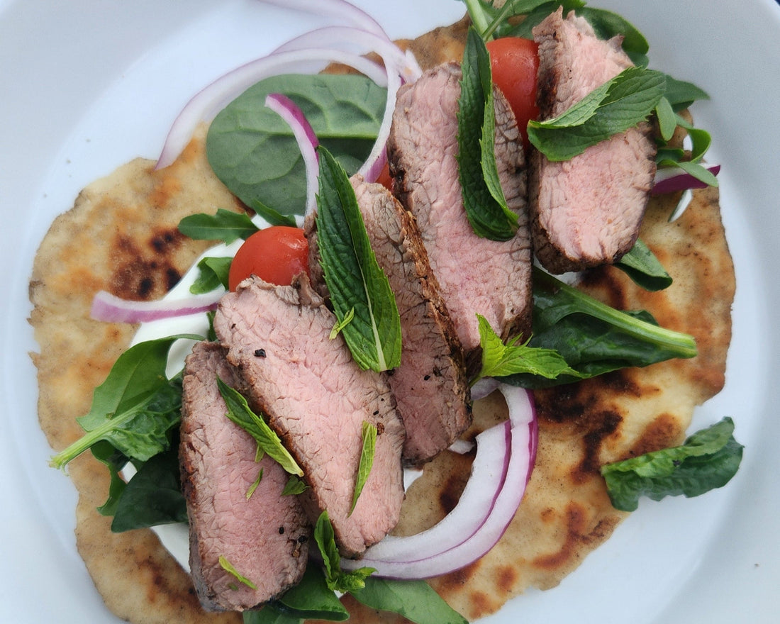 Yoghurt Flat Bread with Lamb